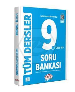 9. Sınıf Tüm Dersler Soru Bankası Vip Mavi - Komisyon | Editör Yayınev