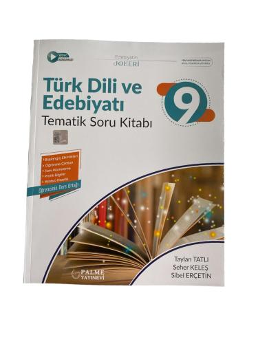 9. Sınıf Türk Dili Edebiyatı Soru Kitabı Tematik - Kolektif | Palme Ya