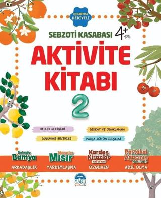 Aktivite Kitabı 2 - Sebzoti Kasabası - Eda Gökçen İzleyen | Martı Çocu