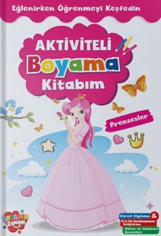 Aktiviteli Boyama Kitabı - Prensesler - Kolektif | Boyama Zamanı - 978