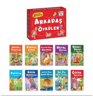 Arkadaş Öyküler (10 Kitap + Soru Kitapçığı) - Kolektif | Bıcırık Yayın