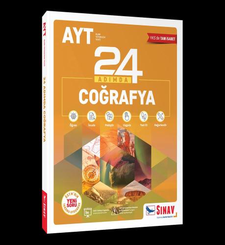 Ayt Coğrafya Konu Anlatımlı Soru Bankası 24 Adımda - Kolektif | Sınav 