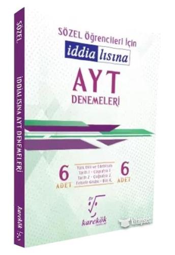 Ayt Sözel Öğrencileri İçin İddialısına 6 Lı Denemeleri - Karekök Komis