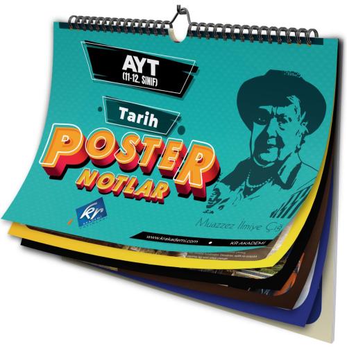 Ayt Tarih Poster Notlar - Burak Ünsur | Kr Akademi Yayınları - 9786052