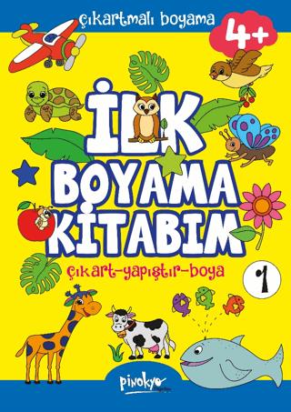 Çıkartmalı İlk Boyama Kitabım - 1 (4+ Yaş) - Buçe Dayı | Pinokyo Yayın