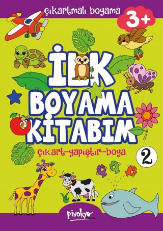 Çıkartmalı İlk Boyama Kitabım - 2 (3+ Yaş) - Buçe Dayı | Pinokyo Yayın