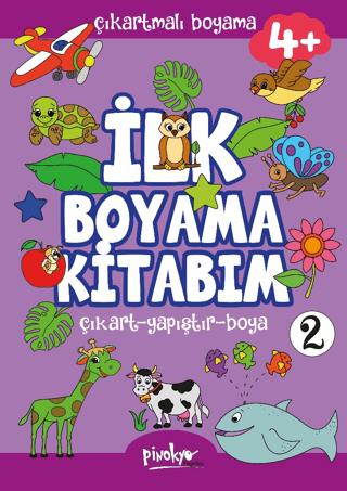 Çıkartmalı İlk Boyama Kitabım - 2 (4+ Yaş) - Buçe Dayı | Pinokyo Yayın