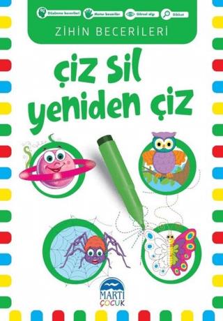 Çiz Sil Yeniden Çiz (yeşil Kitap) - Kolektif | Martı Çocuk - 978625448