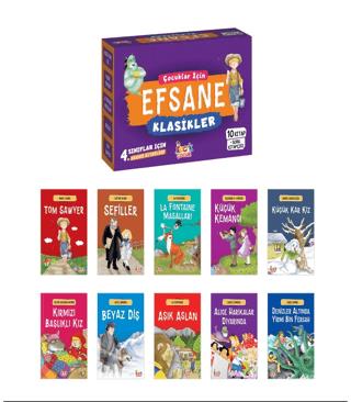 Çocuklar İçin Efsane Klasikler – (10 Kitap + Soru Kitapçığı) - Kolekti