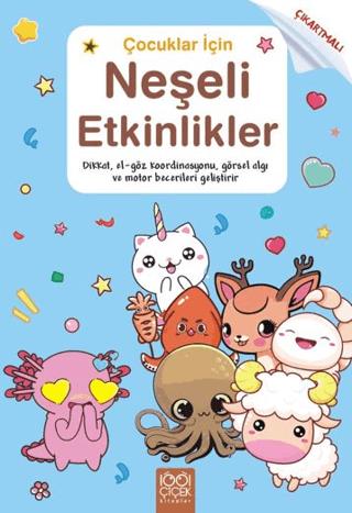 Çocuklar İçin Neşeli Etkinlikler- Çıkartmalı - Valentina Figus | 1001 