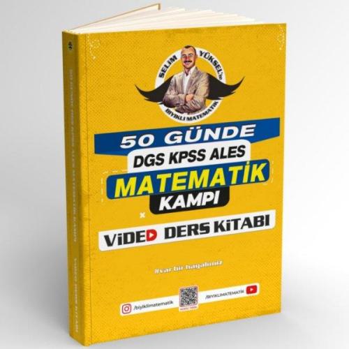 Dgs Kpss Ales Matematik Ders Kitabı 50 Günde - Selim Yüksel | Kr Akade