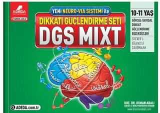 Dikkati Güçlendirme Seti Mixt 10-11 Yaş - Osman Abalı | Adeda Yayınlar