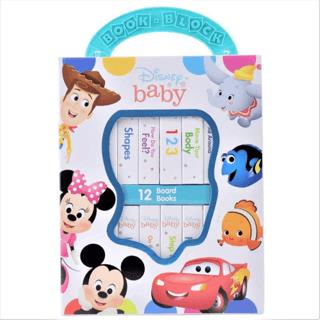 Disney Baby: My First Library 12 Board Book Set- Mickey Mouse, Minnie,