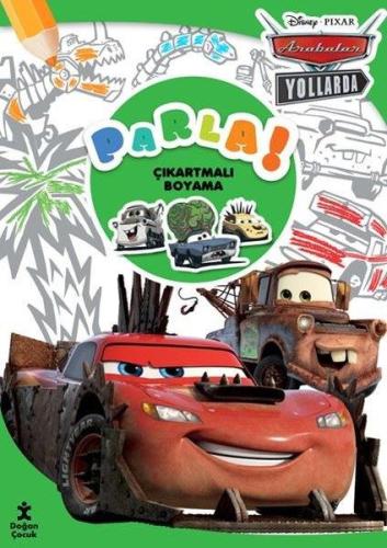 Disney Pixar Arabalar Yollarda - Parla! Çıkartmalı Boyama - Kolektif |