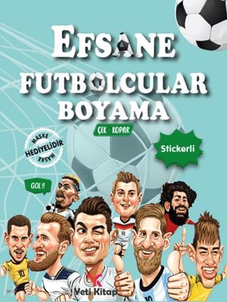 Efsane Futbolcular Boyama Kitabı - Kolektif | Yeti Kitap - 97862568012