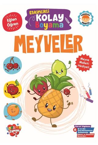 Etkinlikli Kolay Boyama – Meyveler - Abdullah Karaca | Boyama Zamanı -