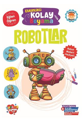 Etkinlikli Kolay Boyama – Robotlar - Abdullah Karaca | Boyama Zamanı -