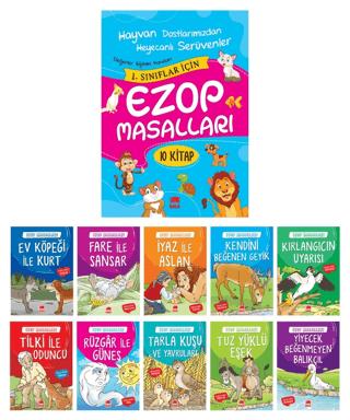 Ezop Masalları 10 Kitap Takım - Ezop | Ema - 9786059485524