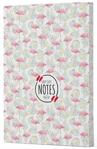 Flamingo Çizgili Defter 3 - Kolekitf | Vivago Art - 8686054737475