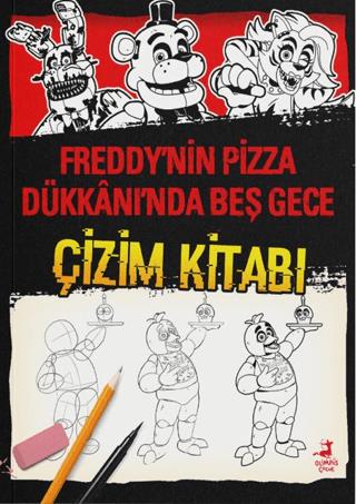 Freddynin Pizza Dükkanı'nda Beş Gece - Çizim Kitabı - Kollektif | Olim