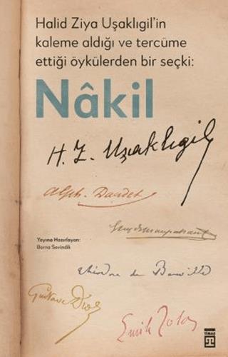 Halid Ziya Uşaklıgil'in Kaleme Aldığı Ve Tercüme Ettiği Öykülerden Bir