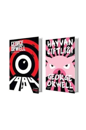 Hayvan Çiftliği - 1984 2'li Set - George Orwell | Can Yayınları - 9789