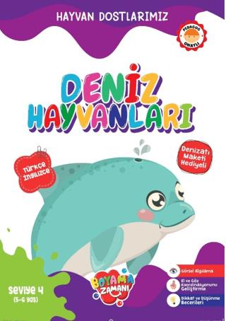 Hayvan Dostlarımız – Deniz Hayvanları Seviye 4 (5-6 Yaş) - Abdullah Ka