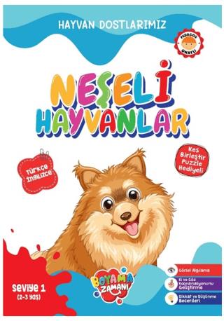 Eğlenceli Boyama Kitabım - Mor Kitap Seviye 4 (5-6 Yaş) - Kolektif | B