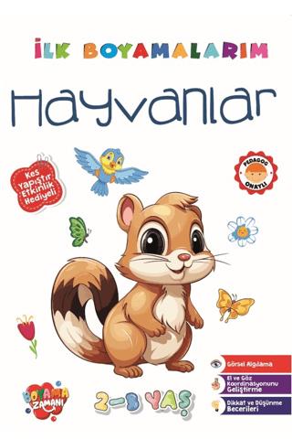 İlk Boyamalarım - Hayvanlar - Abdullah Karaca | Boyama Zamanı - 978625