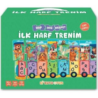 İlk Harf Trenim - Cırt Cırtlı Yapboz Ve Kitap Seti - Halil İbrahim Özt