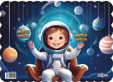 Karne Kılıfı Astronot - | Mavi Boncuk - 9786256024519