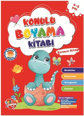 Konulu Boyama Serisi-yeşil Kitap 4-5 Yaş - Abdullah Karaca | Boyama Za