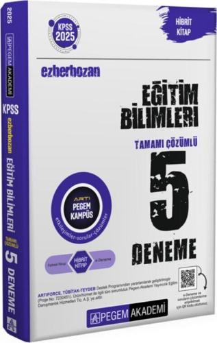 Kpss Eğitim Bilimleri 5 Fasikül Tamamı Çözümlü Deneme 2025 - Komisyon 