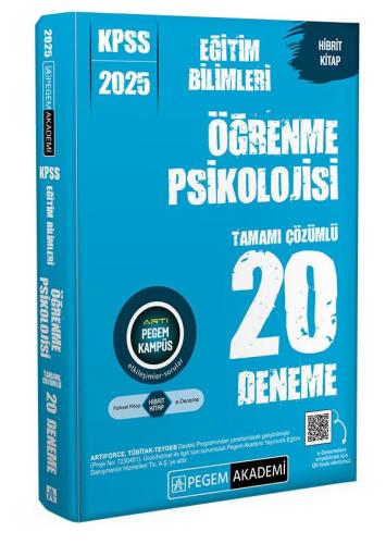 Kpss Eğitim Bilimleri Öğrenme Psikolojisi 20 Deneme 2025 - Kolektif | 