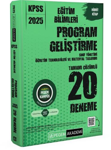 Kpss Eğitim Bilimleri Program Geliştirme 20 Deneme 2025 - Kolektif | P