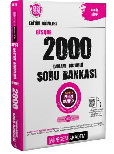 Kpss Eğitim Bilimleri Soru Bankası Efsane 2000 Tek Kitap 2024 - Kolekt