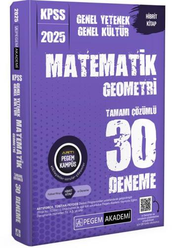 Kpss Genel Yetenek Genel Kültür Matematik-geometri 30 Deneme 2025 - Ko