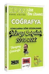 Kpss Lise Ön Lisans Genel Kültür Coğrafya 2010-2022 Çıkmış Sorular - Ö