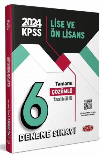 Kpss Lise Önlisans 6 Deneme Sınavı - Kolektif | Data Yayınevi - 978625