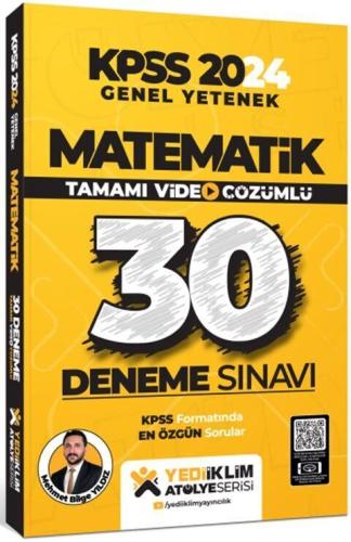 Kpss Matematik Tamamı Video Çözümlü 30 Deneme 2024 - Mehmet Bilge Yıld