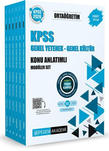 Kpss Ortaöğretim Genel Yetenek Genel Kültür Konu Anlatımlı (6 Kitap) S