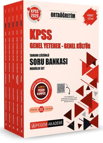 Kpss Ortaöğretim Genel Yetenek Genel Kültür Soru Bankası (5 Kitap) Set