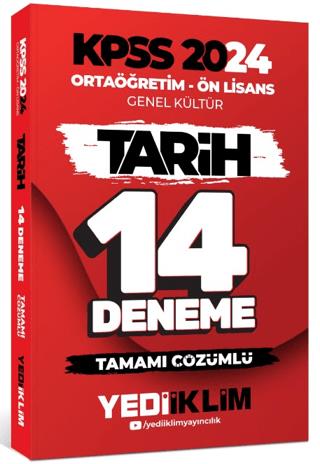 Kpss Ortaöğretim Ön Lisans Genel Kültür Tarih 14 Deneme - Kolektif | Y