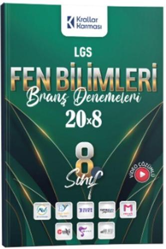 Lgs Fen Bilimleri Branş Denemeleri 20x8 - Kolektif | Krallar Karması -