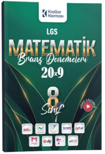 Lgs Matematik Branş Denemeleri 20x9 - Kolektif | Krallar Karması - 978