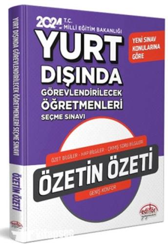 Meb Yurt Dışında Görevlendirilecek Öğretmenleri Seçme Sınavı Özetin Öz