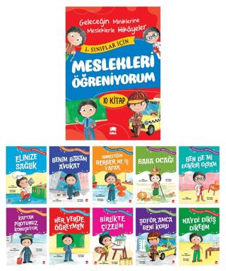 Meslekleri Öğreniyorum Resimli Hikaye (10 Kitap Set) - Kolektif | Ema 