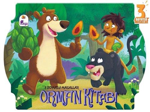 Orman Kitabı - 3 Boyutlu Masallar - Kolektif | İndigo çocuk - 97862563