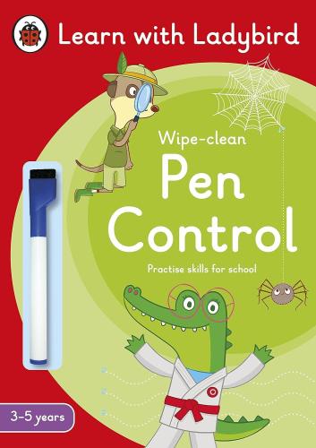 Pen Control: A Learn With Ladybird Wipe-clean Activity Book - Kolektif