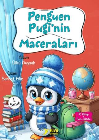 Penguen Pugi Nin Maceraları (10 Kitap) - Ülkü Duysak | Yuva Yayınları 